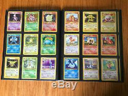 Complete Base Set Pokemon Cards 102/102 All Holos Included (exc-nm)