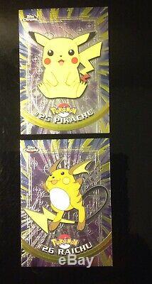 Complete Chrome Set Pokemon Topps Series 1 All 78 Cards Mint incudes Charizard