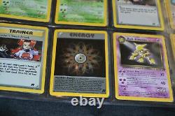 Complete Full Unlimited Team Rocket Set All 83/82 Pokemon Trading Cards TCG WOTC