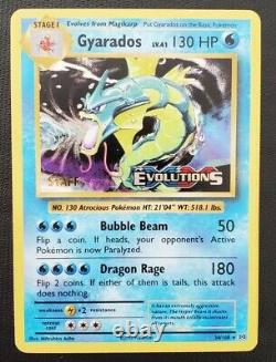 Complete Master XY Evolutions Set with ALL pre-release and STAFF cards