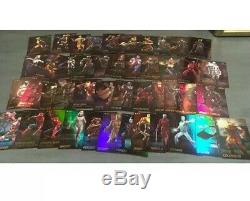 Complete Set Marvel Contest Of Champions Game ALL 75 Cards Holofoil RARE Version
