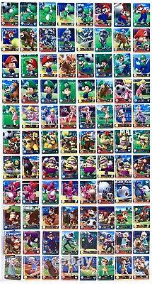 Complete Set of ALL 90 Mario Sports Superstars Amiibo Cards USA Version