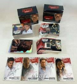 DEXTER 4 Complete MASTER CARD SET All Base, Chase Autographs Props & Costumes