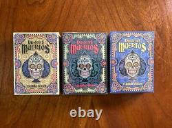 Day of the Dead Dia de los muertos playing cards Rare & Sealed set of all 3