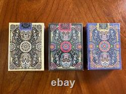 Day of the Dead Dia de los muertos playing cards Rare & Sealed set of all 3
