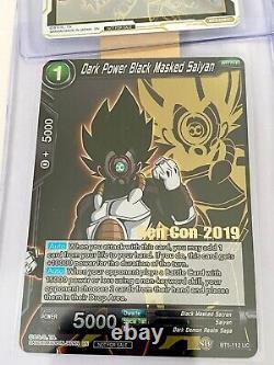 Dragon Ball Super Gen Con 2019 complete set of 9 cards. ALL MINT (PSA/CGC/BGS)