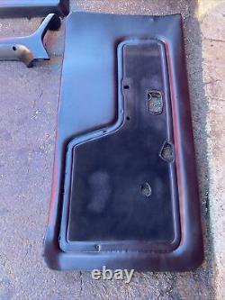 E30? DOOR CARDS panels trims coupe houndstooth Swap Set All 4
