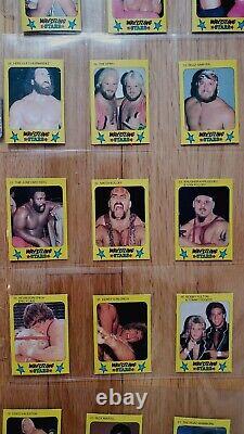 FULL SET 1986 Monty Gum Wrestling All Stars COMPLETE SET (100) Hogan NM-Mint