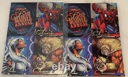 Flair 95' Marvel Annual Base Set + All Box Toppers + Vintage 1995 Poster? MINT