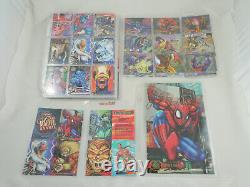 Fleer 1995'95 Flair Marvel Annual Complete Base Card Set & All Chase Subsets