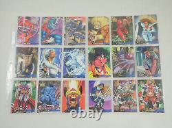 Fleer 1995'95 Flair Marvel Annual Complete Base Card Set & All Chase Subsets