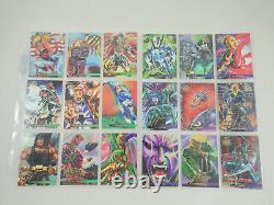 Fleer 1995'95 Flair Marvel Annual Complete Base Card Set & All Chase Subsets