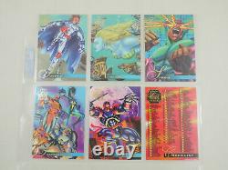 Fleer 1995'95 Flair Marvel Annual Complete Base Card Set & All Chase Subsets