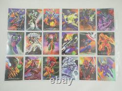 Fleer 1995'95 Flair Marvel Annual Complete Base Card Set & All Chase Subsets