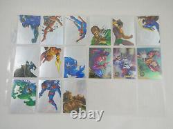 Fleer 1995'95 Flair Marvel Annual Complete Base Card Set & All Chase Subsets