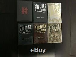Full set of Sherlock Holmes Playing cards #6 decks #all with numbered seal