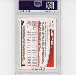 Graded 2013 Topps Team Set MIKE TROUT #AL-11 All-Stars Rookie RC Card PSA 10
