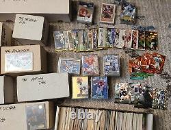 HUGE 90s football card lot multiple complete sets. All NM