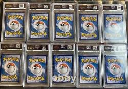 Korean PSA 10 Eevee Hereos Set of 10 (all ones pictured) Pokemon Cards