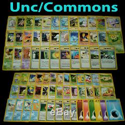 LP/NM COMPLETE Pokemon (Non-Holo) NEO GENESIS Card All RARE/UNCOMMON/COMMON Set