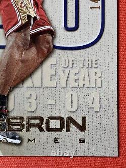 LeBron James 2005-06 UD Rookie of the Year #LJ12 GOLD /23 Ultra Rare SSP