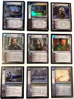 Lord of the Rings LOTR TCG Reflections Complete full set (all 52 foil cards) R+