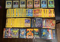 MASSIVE Pokémon TCG Lot 1000+ Cards ALL SORTED Charizard Base Set 2 Holo Rare