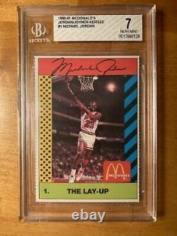 MICHAEL JORDAN BGS Card Set- 1990-91 McDonald's COMPLETE #1-8 ALL BGS Graded
