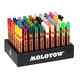 MOLOTOW ONE4ALL 127HS MARKERS FULL SET 70 x PAINT MARKER PENS IN CARD STAND