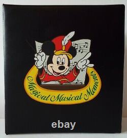 Magical Musical Moments Pins COMPLETE Set of 137 withAll Cards, Binder, Bag Disney