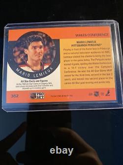 Mario Lemieux Penguins All Star Game 1990 NHL Pro Set Hockey Card With Free Ship