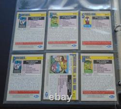 Marvel II Super Heroes Complete card set with all 6 holograms 1991