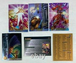 Marvel X-men Fleer Ultra All-chromium (1995) Gold Signature Parallel Card Set