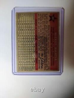 Mickey Mantle 1958 All Star Card Number 487