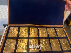 Mlb Greats Topps Legends Of The 60's Collection Set Of 12 Metal Baseball Cards