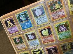 NM Near COMPLETE Base Set Pokemon Cards 96/102. WOTC 1999. Unlimited ALL HOLOS