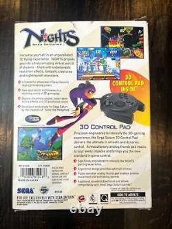 Nights into Dreams Sega Saturn Complete Set In Box with all cards