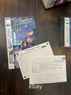 Nights into Dreams Sega Saturn Complete Set In Box with all cards