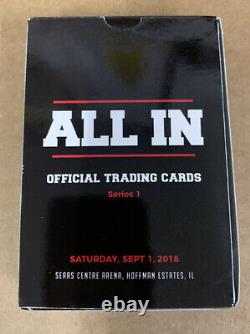 Official ALL IN Trading Card Set Series 1 AEW CHICAGO September 1st 2008 BNIB