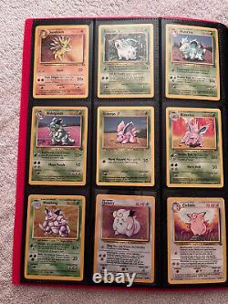 Original 151 Complete Set Pokemon Cards 1999 NM-MP All 16 Base Set Holos 9