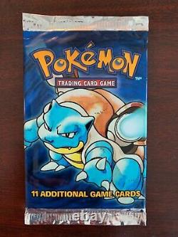 PACK FRESH 1999 Base Set Booster Pack WOTC Opened with all 11 Pokémon Cards