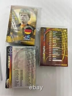 PANINI KOREA JAPAN 2002 TRADING CARD COMPLETE SET ALL 140 CARDS Zidane Ronaldo