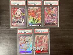 PSA 10 Sequential All set Premium Card Collection UTA One Piece Card Japanese