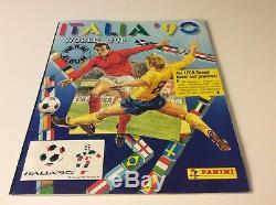 Panini Italia 90 Album Complete With All Stickers Full Set Rare World Cup 1990