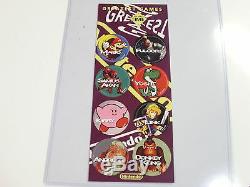Pogs Nintendo Greatest Games Of All Time Rare Complete Set Of All 8 On Card