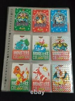 Pokemon 1996 Carddass Full Comp All 158 Types Red Green Mixed Complete Set Card