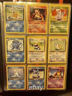 Pokemon 1st Edition Base Set Non Holo German Complete (17-102) All Cards NM+