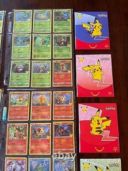 Pokemon 25th Anniversary Ultimate Master Set All Holo & Non-Holo Cards + Packs