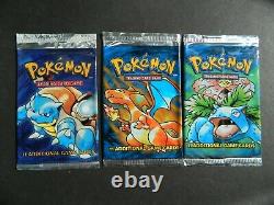 Pokemon BASE SET BOOSTER PACK WRAPPERS ONLY NO CARDS (ALL ARTWORKS) CHARIZARD