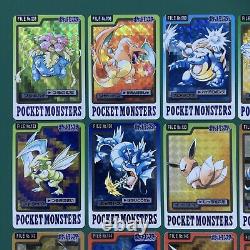Pokemon Bandai Carddass Complete Set All 153 Cards + File 000 Starters Checklist